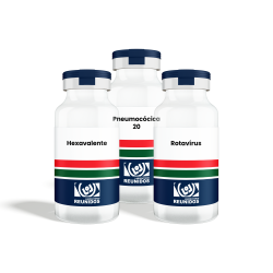 Pacote: Hexavalente + P20 + Rotavírus